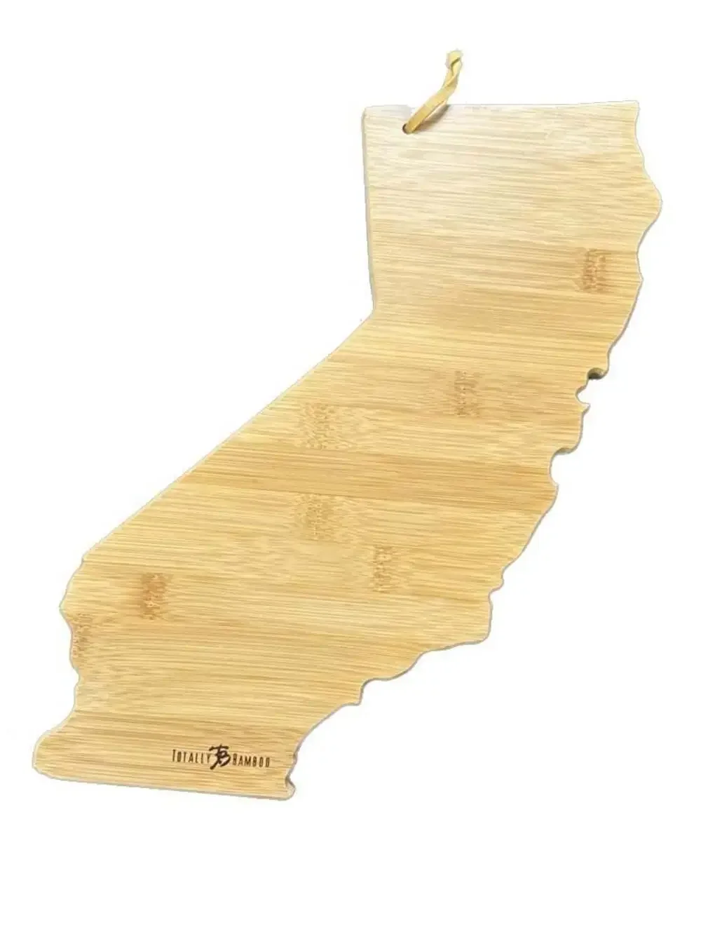Totally Bamboo Destination California State Shaped Serving and Cutting Board